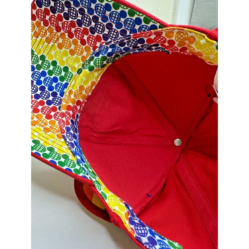 Walt Disney World‎ Mickey Mouse Ears Baseball Cap Rainbow PRIDE Collection Hat